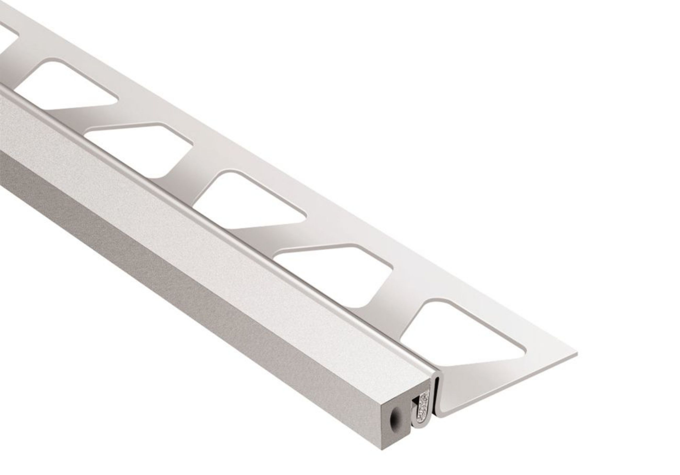Schluter Dilex-Ksa 17/32" Inox / Joint 3/8" Gris Clas EKSA140PG