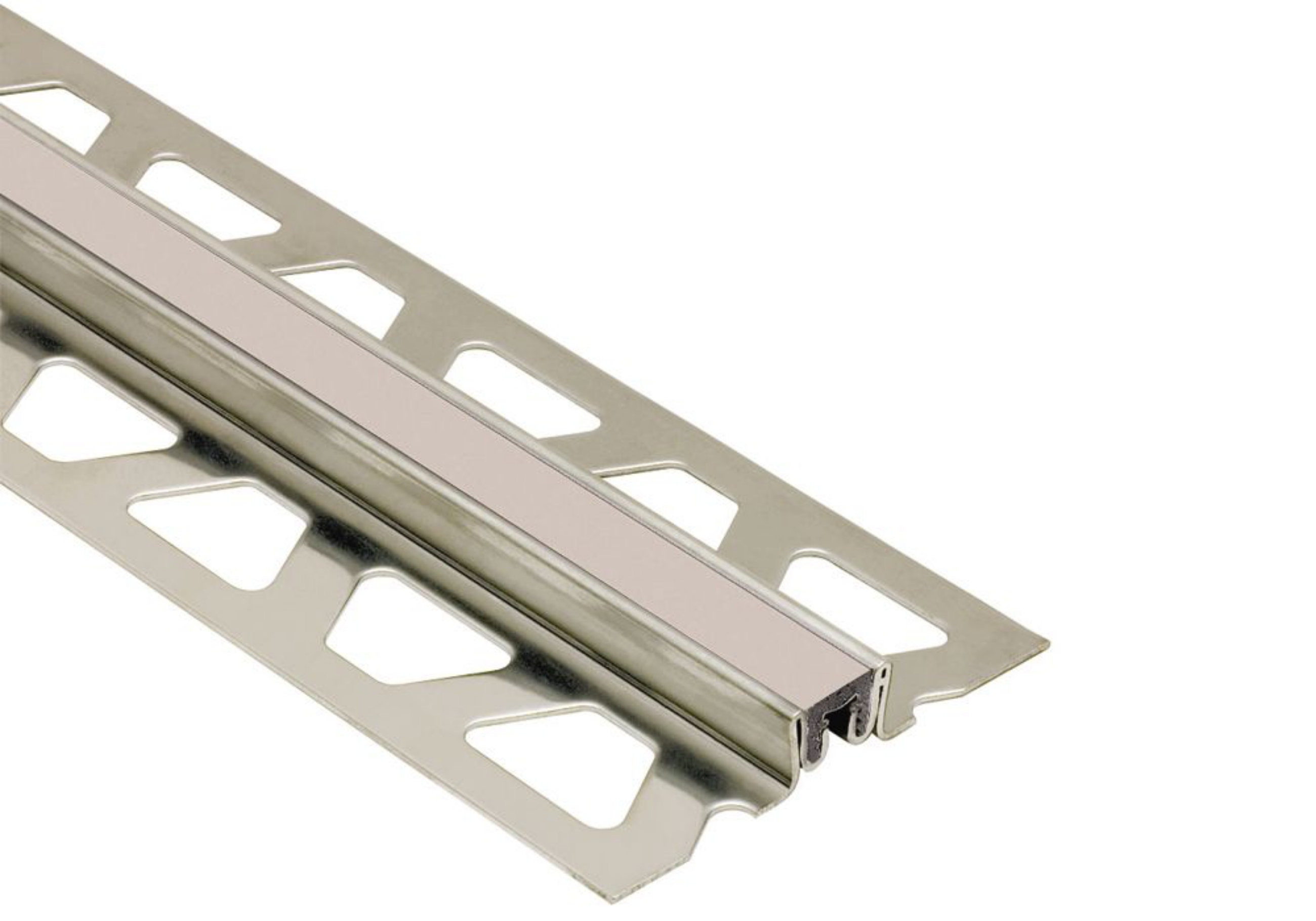 Schluter Dilex-Ksn 5/8" Inox / Joint 7/16" Gris Pierre EKSN160SG