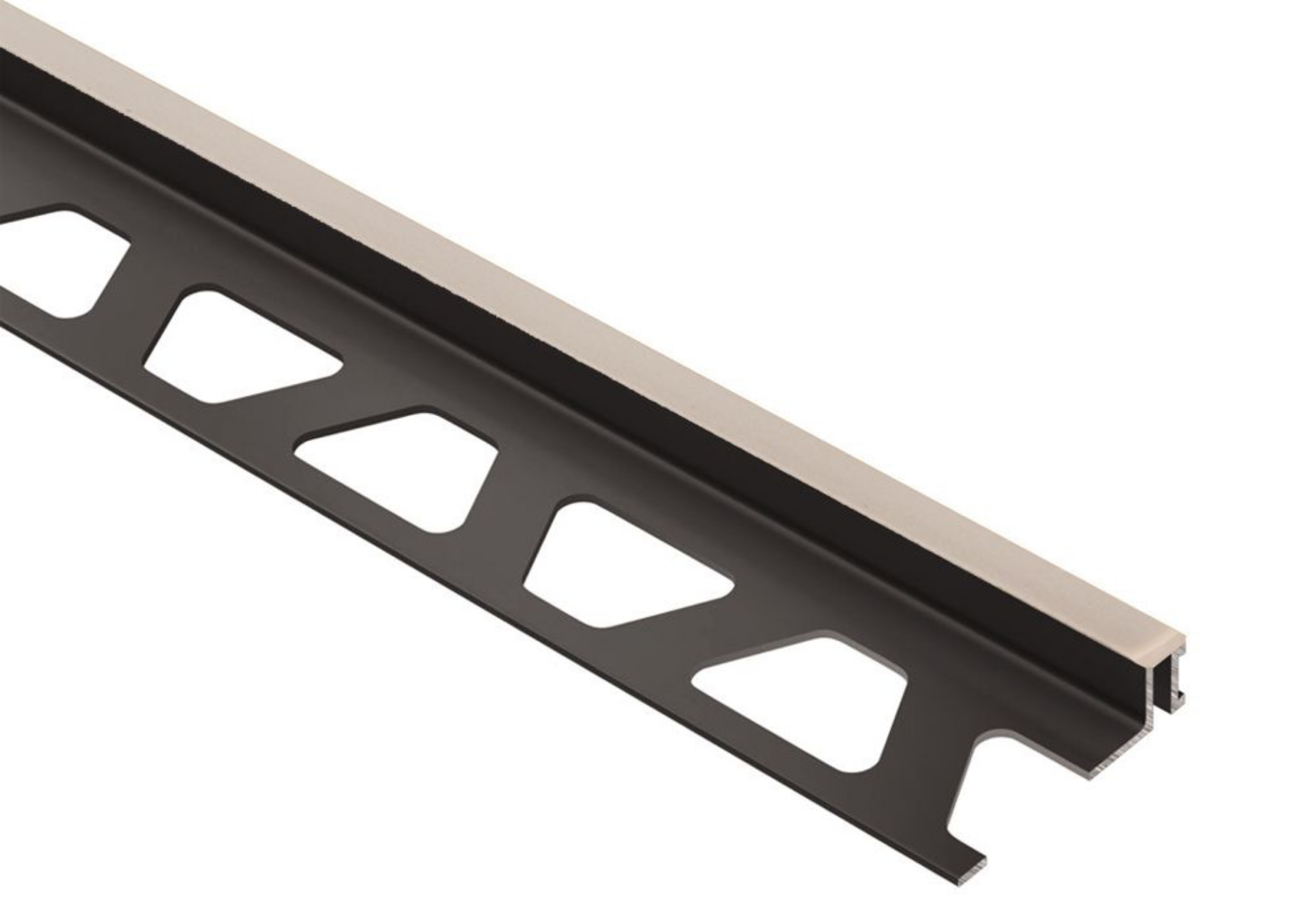 Schluter Dilex-Bwa 3/16" Jnt Périmetre 1/2" Pvc Gris Pierre BWA125SG