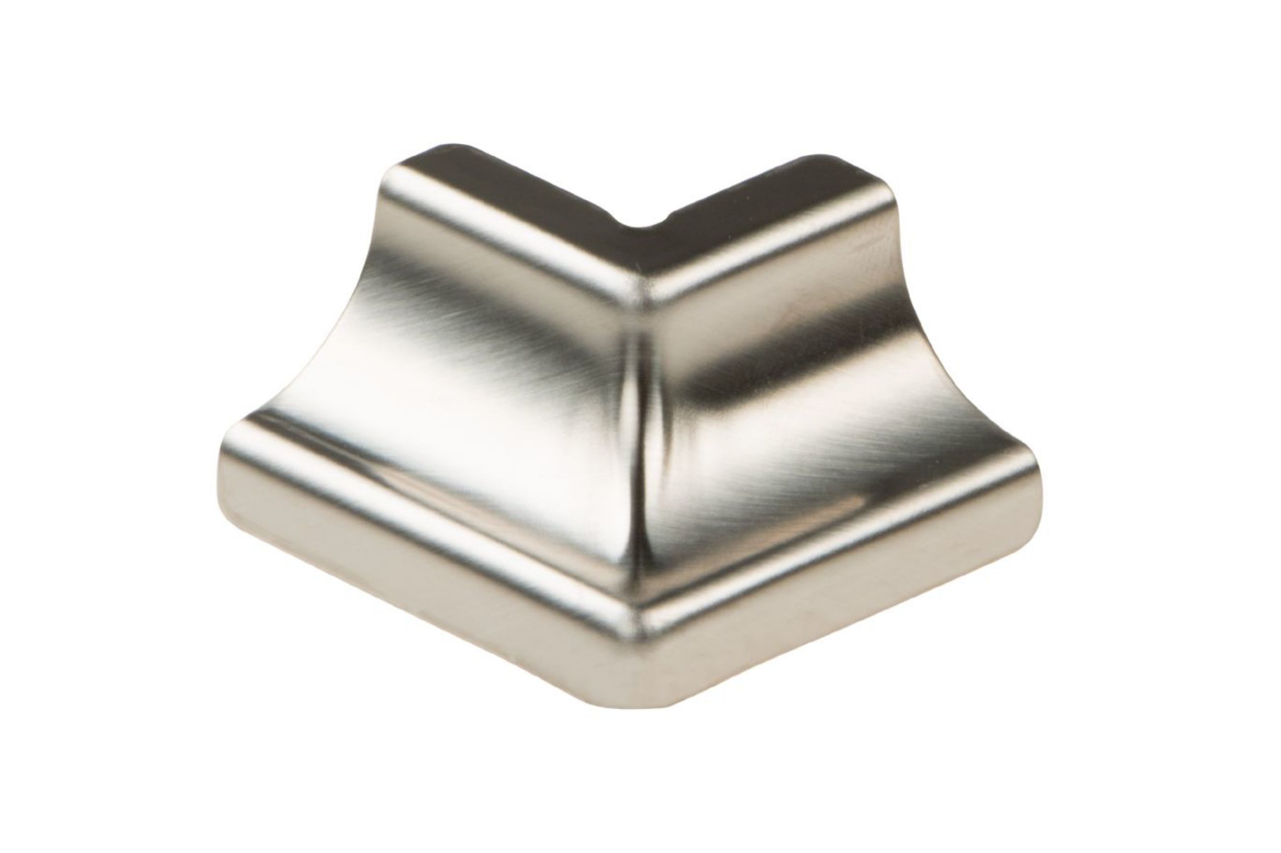 Schluter Dilex-Hku R10 Coin Ext 90° Inox EQ/HKUR10E
