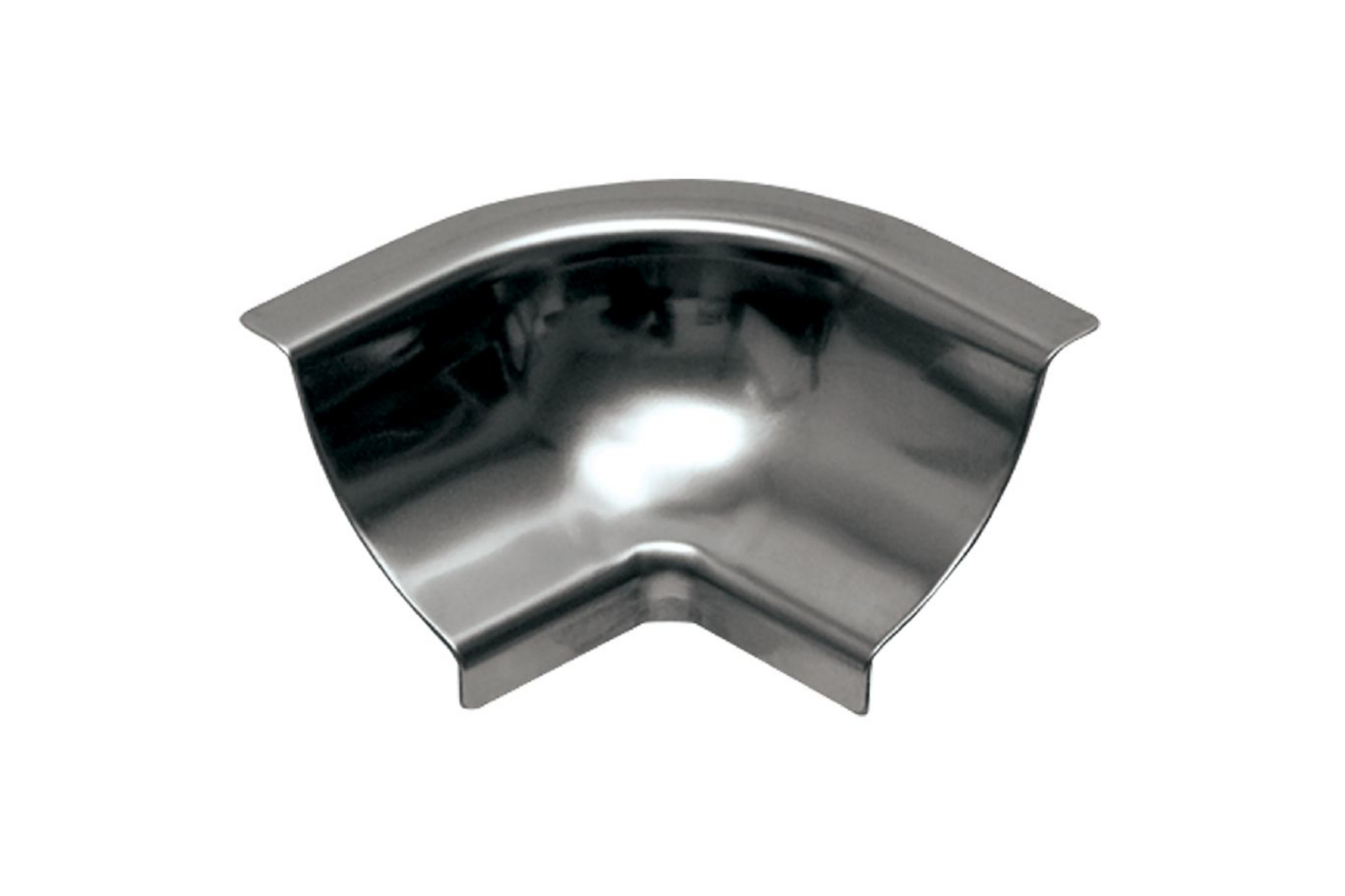 Schluter Dilex-Hku R10 Coin Int 90° 3-Dir Inox I/HKU3R10E