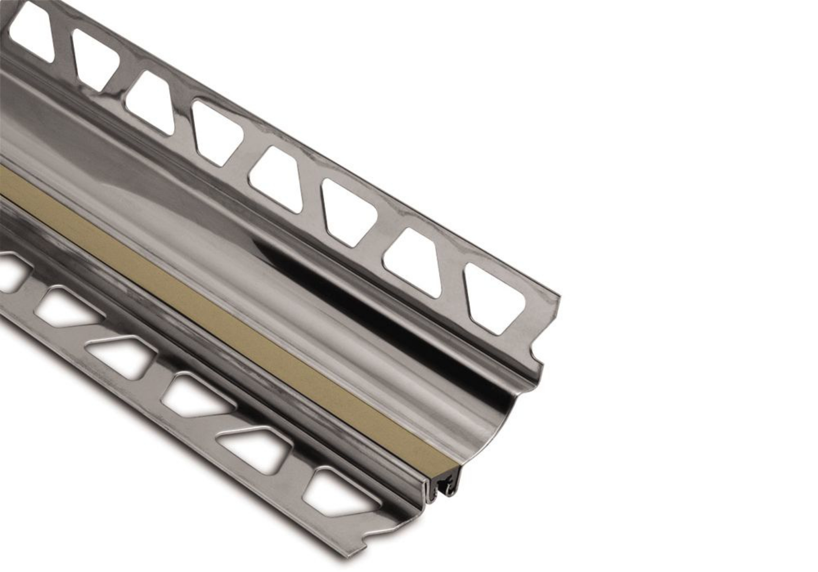 Schluter Dilex-Hks 1/2"x9/32" Inox / Beige Cl HKSV2AU12/O7HB