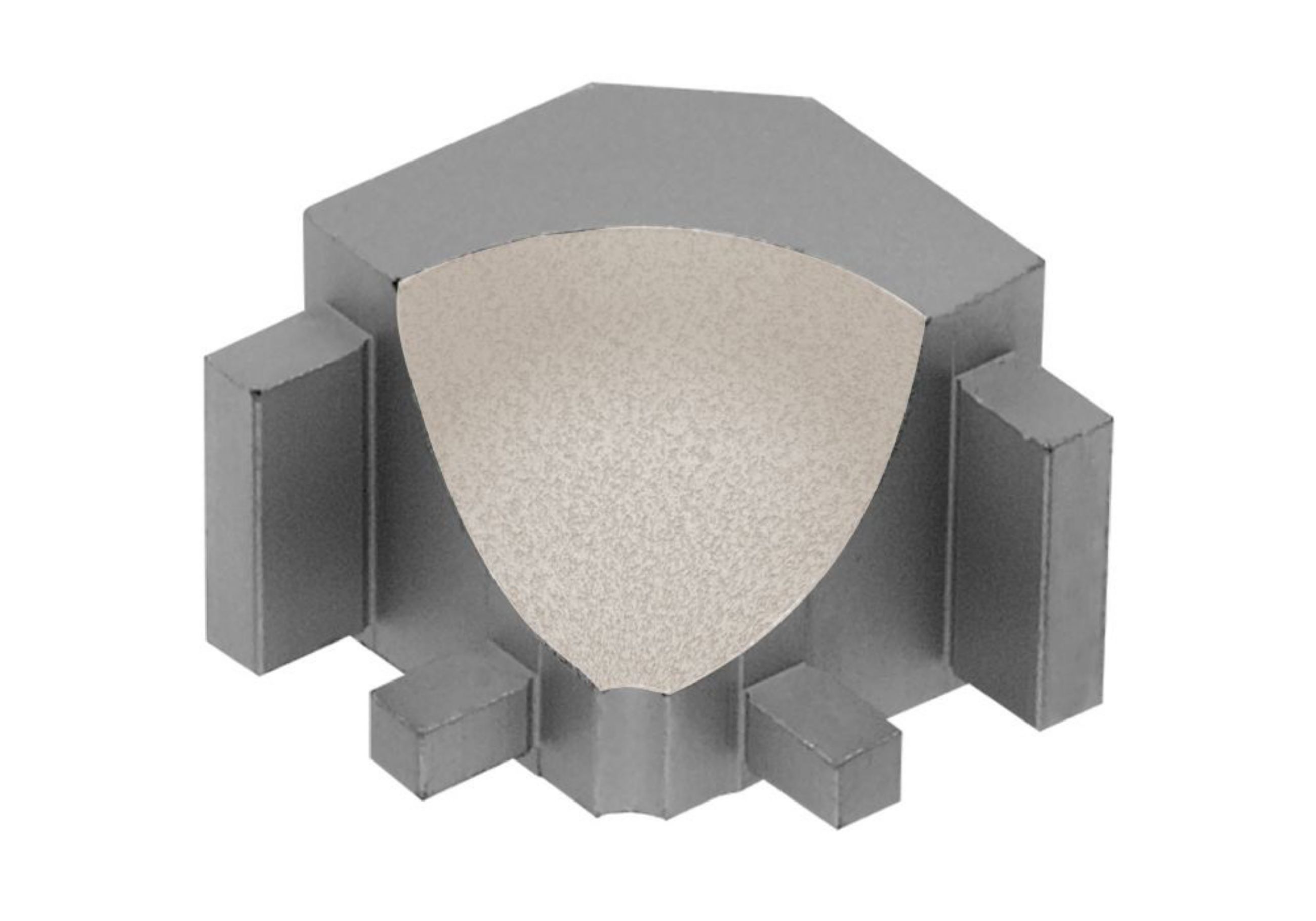Schluter Dilex-Ahk Coin Int 90° Alum Ivoire I90/AHK1S/TSI