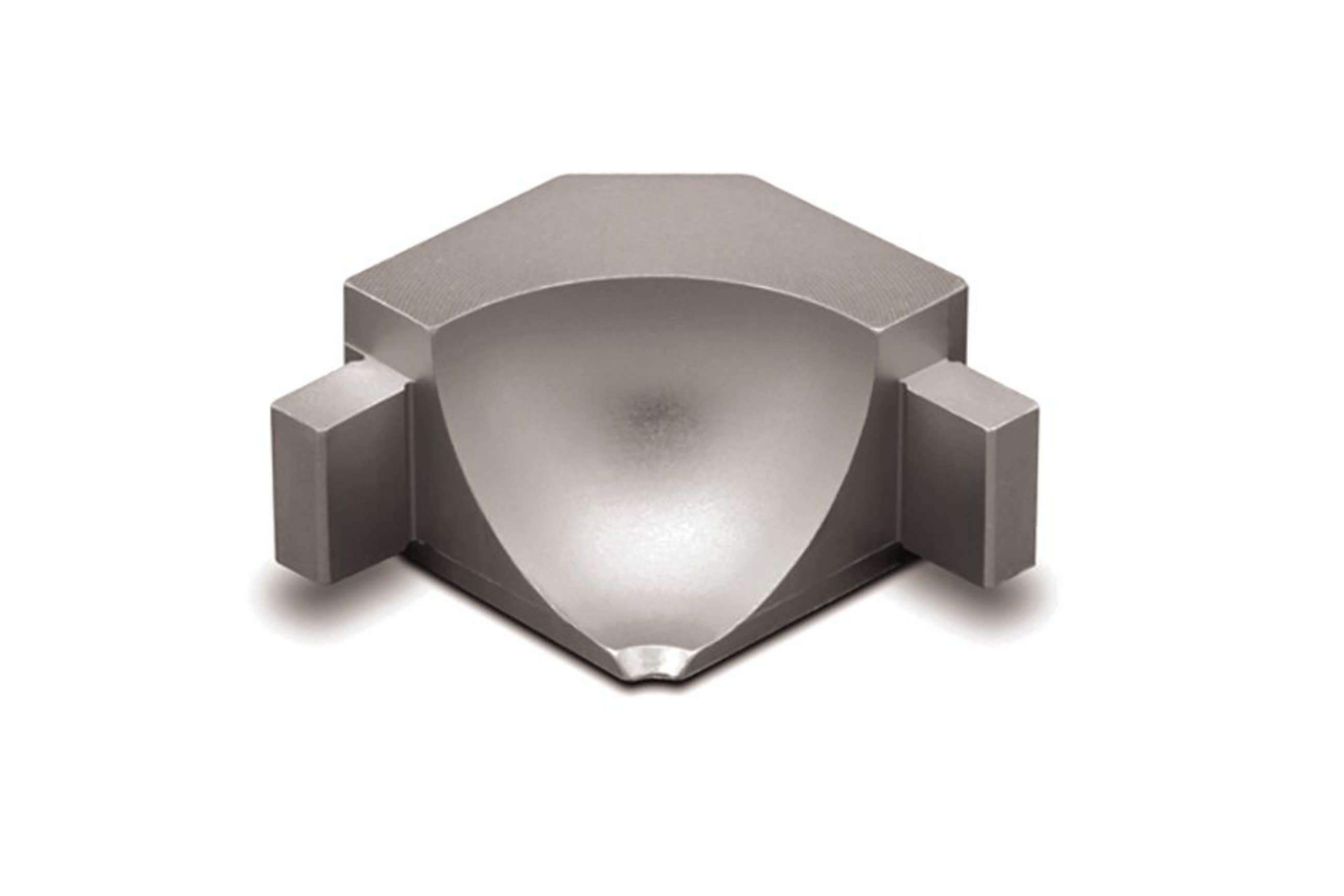 Schluter Dilex-Ahka Coin Int 90° Alum Nickel Mat I90/AHKA/AT