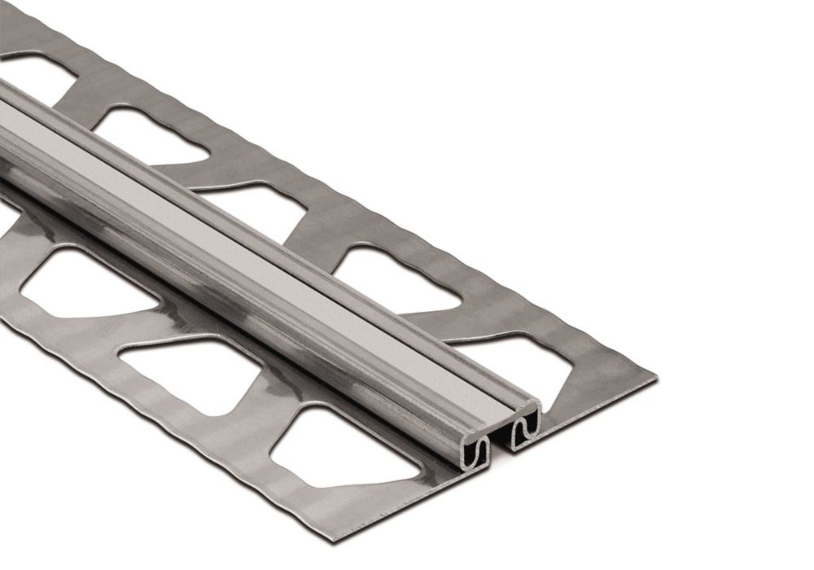 Schluter Dilex-Eksb 3/32" Inox / Joint 1/4" Gris Clas EKSB25PG