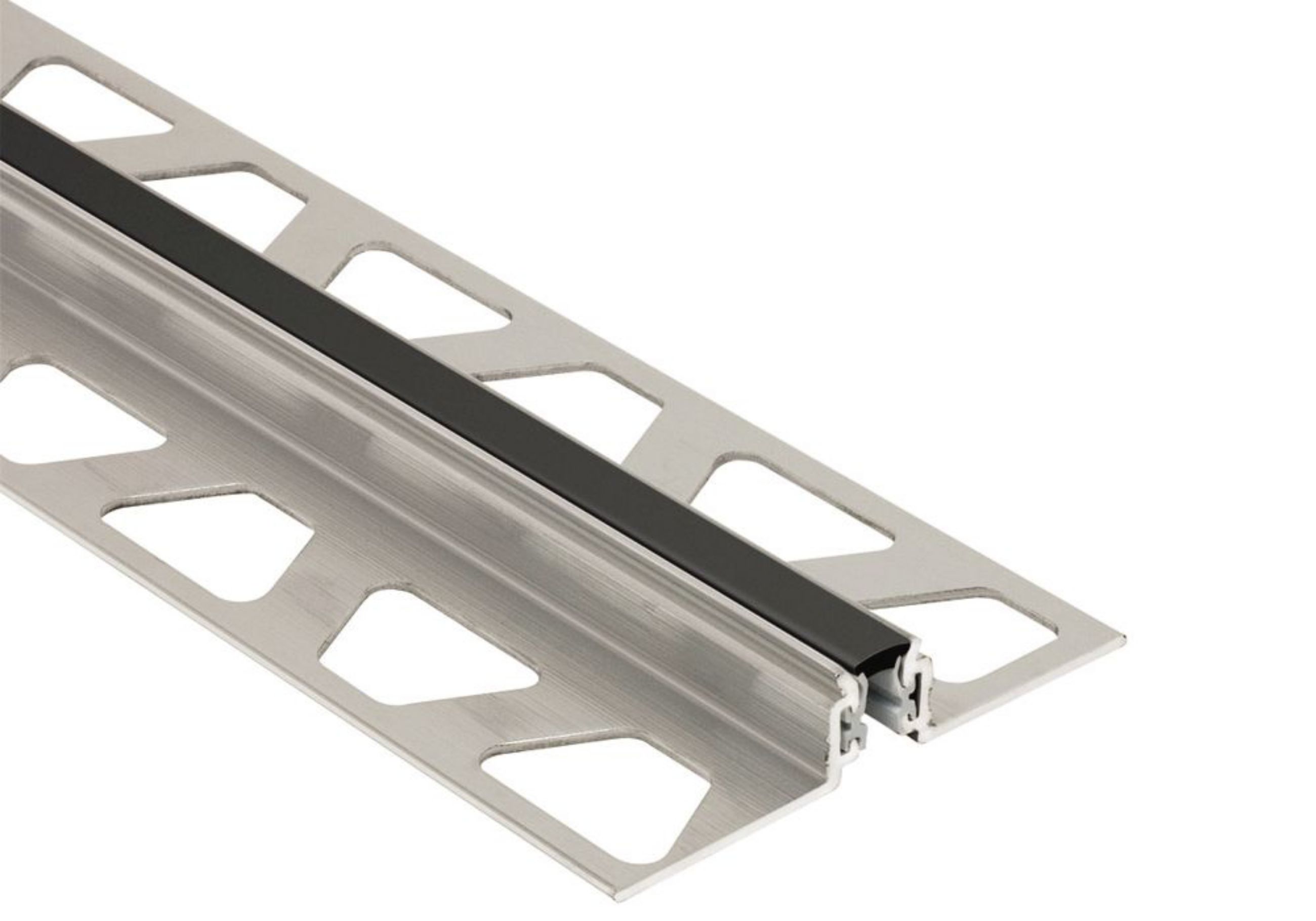 Schluter Dilex-Akws 7/16" Alum / Joint 1/4" Noir AKWS110GS