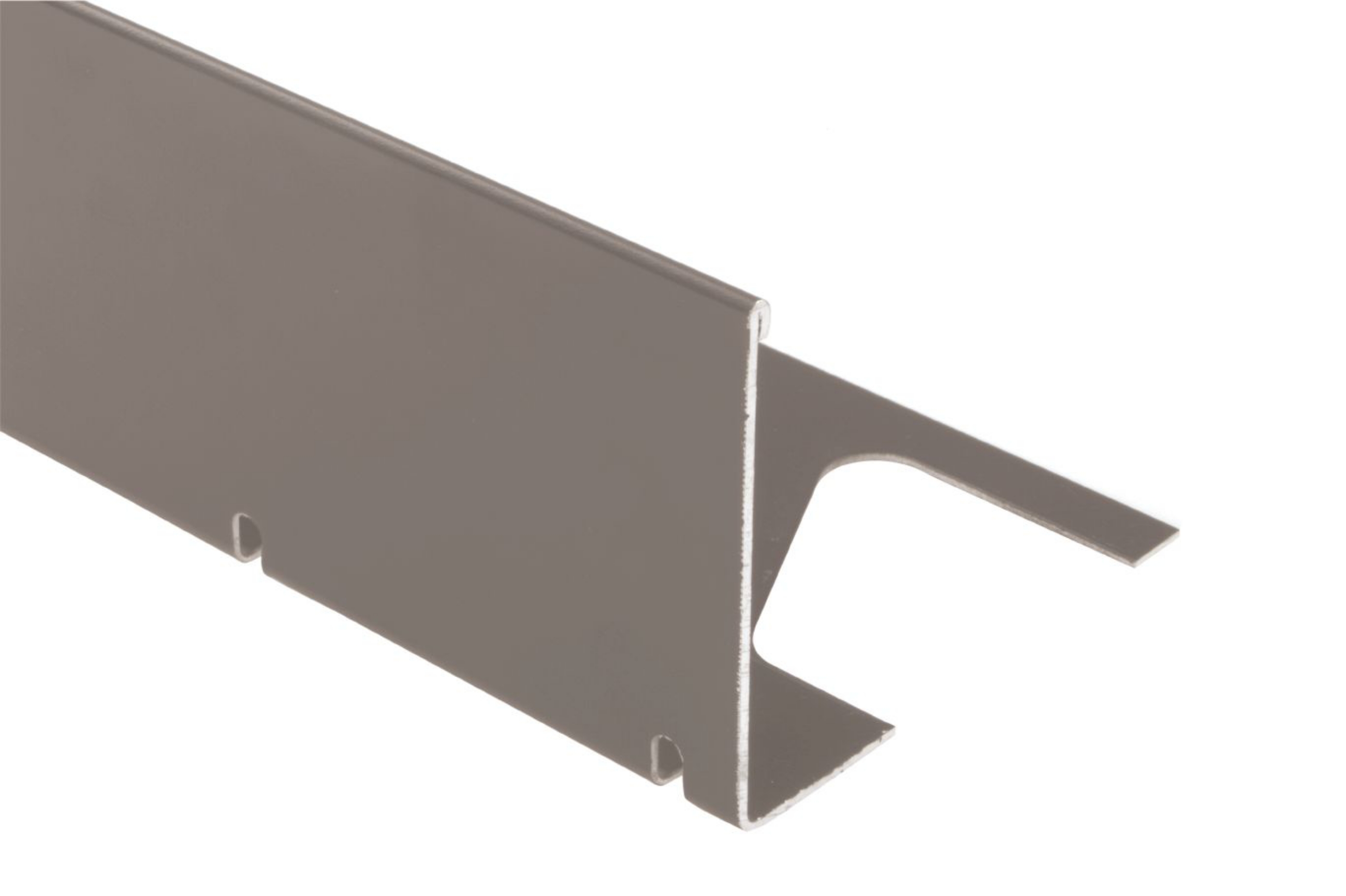 Schluter Bara-Rwl Bordure 6" Alum Gris Métal RWL150GM