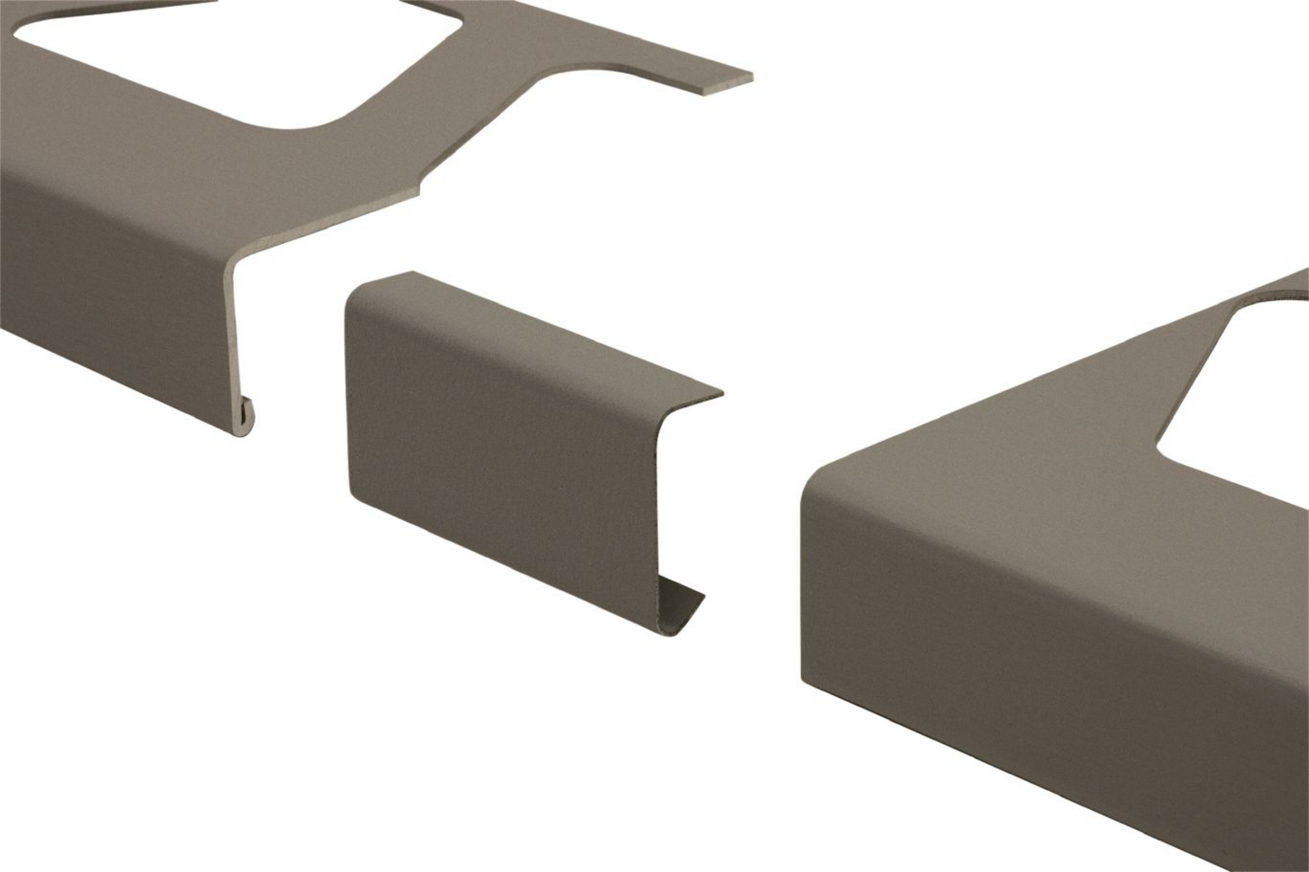 Schluter Bara-Rw Raccord 4-3/4" Alum Gris Métal V/RW120GM