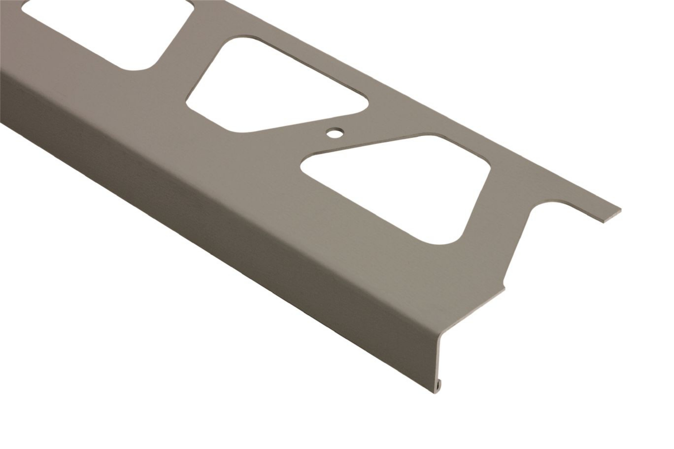 Schluter Bara-Rw Bordure 2-3/16" Alum Gris Métal RW55GM