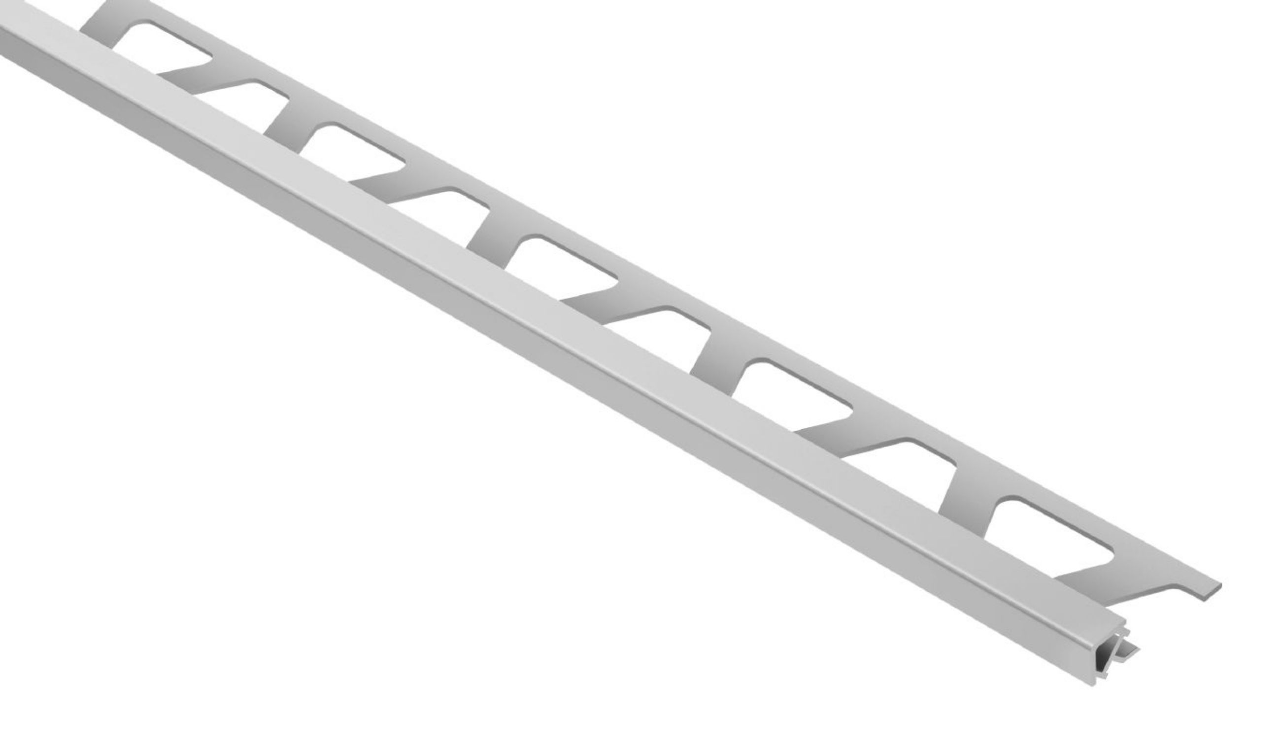 Schluter Quadec Profilé Carré 7/16" Pvc Gris Clas PQ110PG