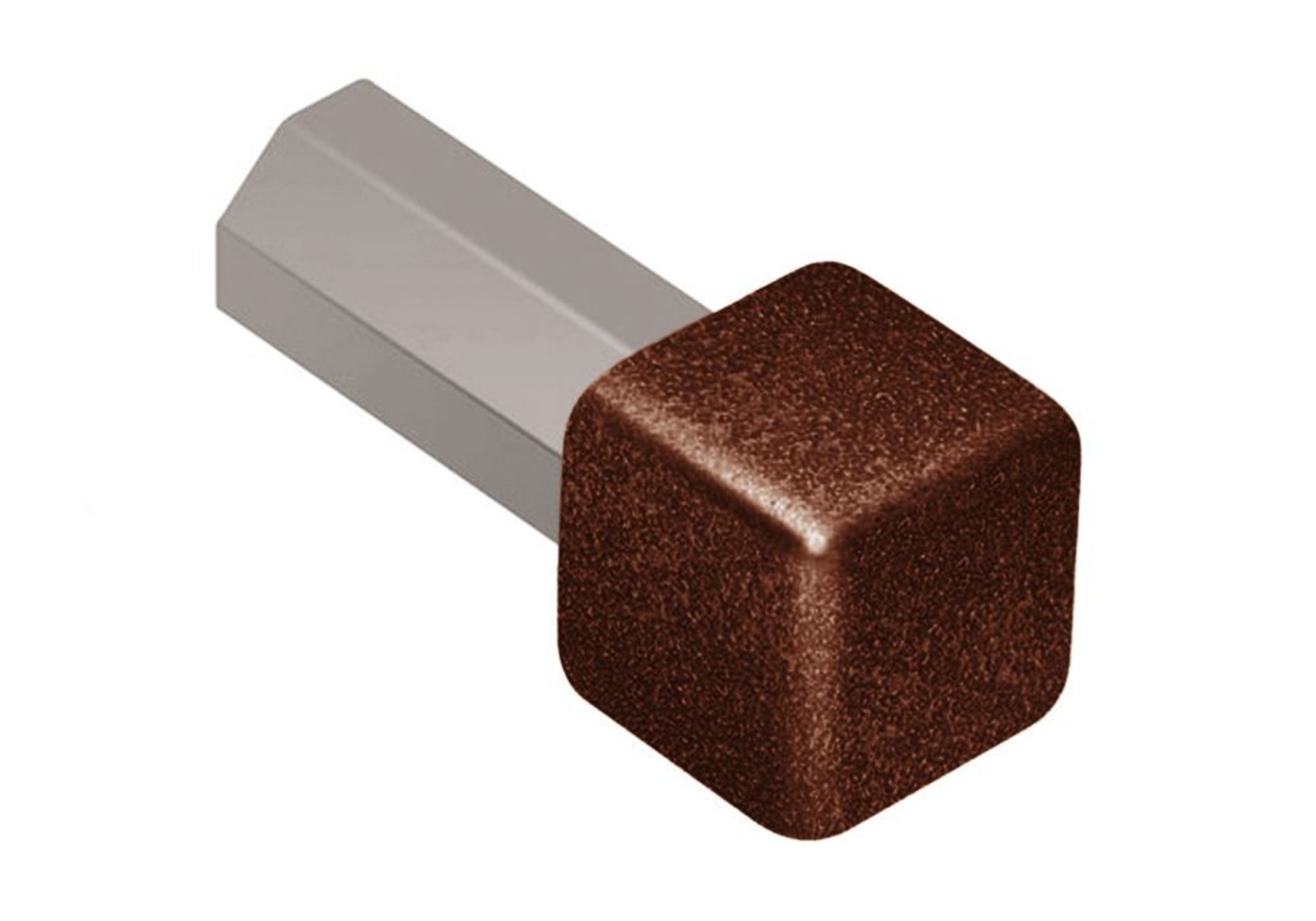 Schluter Quadec Coin Int/Ext 3/8" Alum Brun Rustique EV/Q100TSR