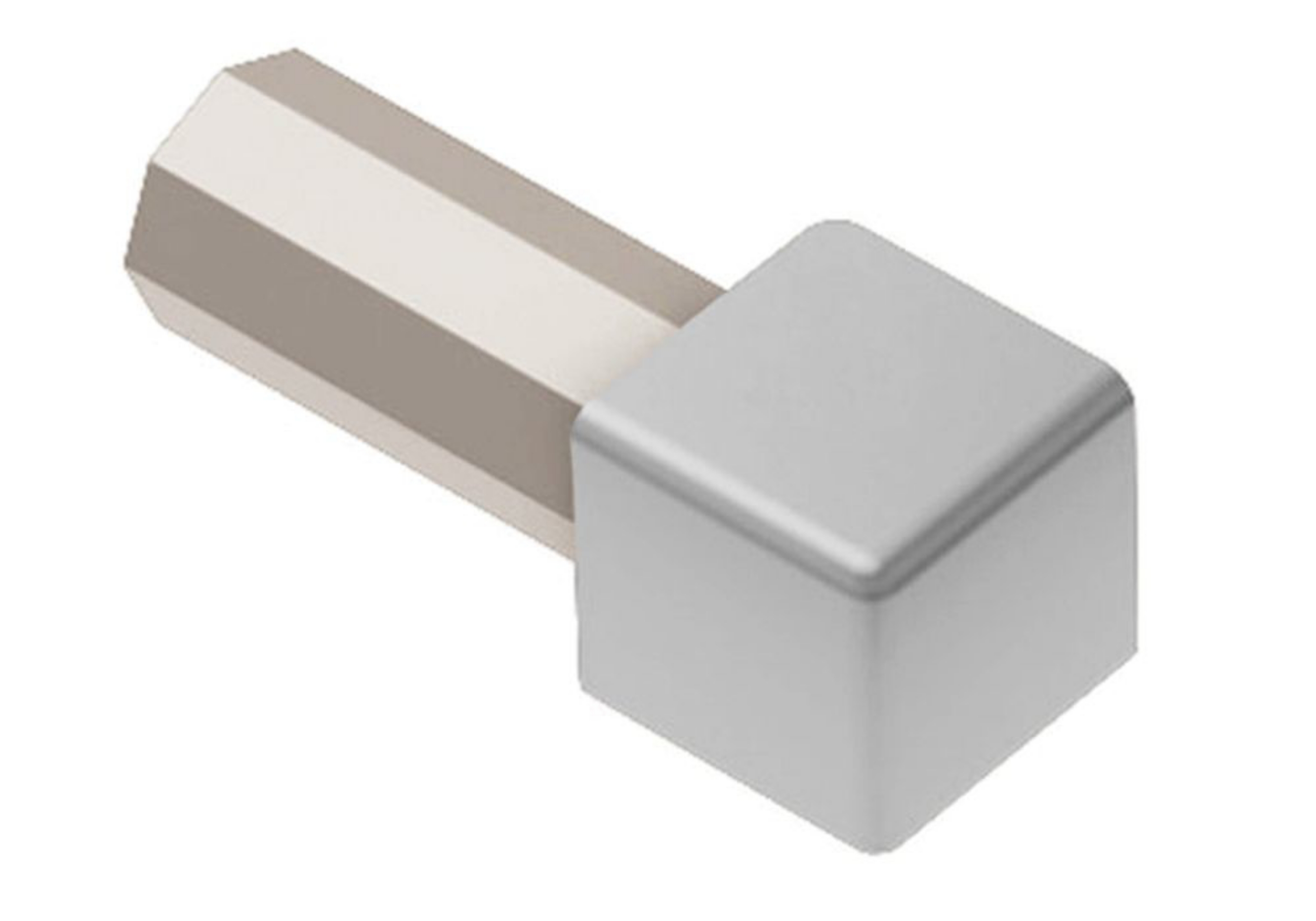 Schluter Quadec Coin Ext  3/16" Alum Gris Clas ED/Q45PG