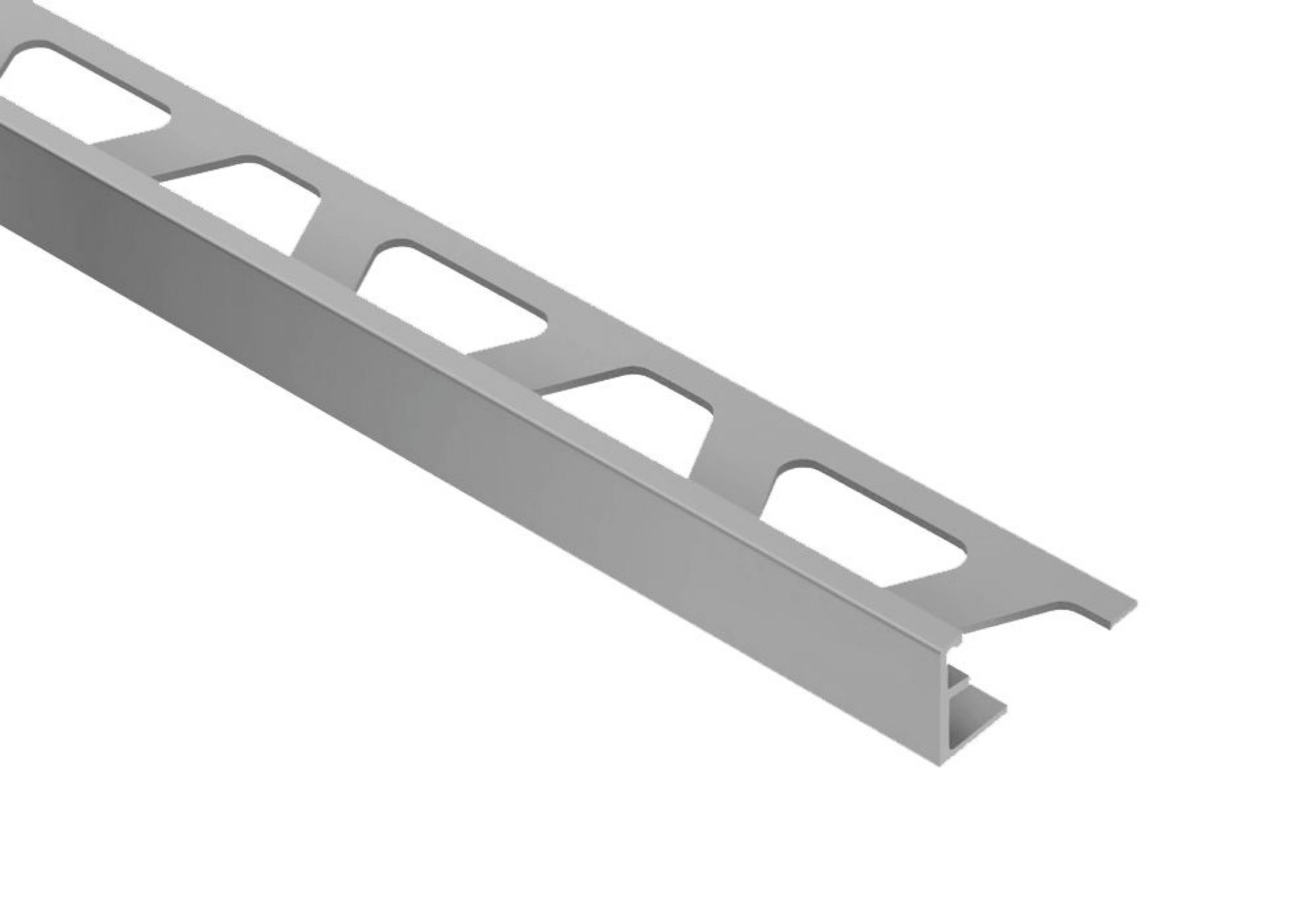 Schluter Schiene Profilé 5/16" Alum Gris Métal A80GM