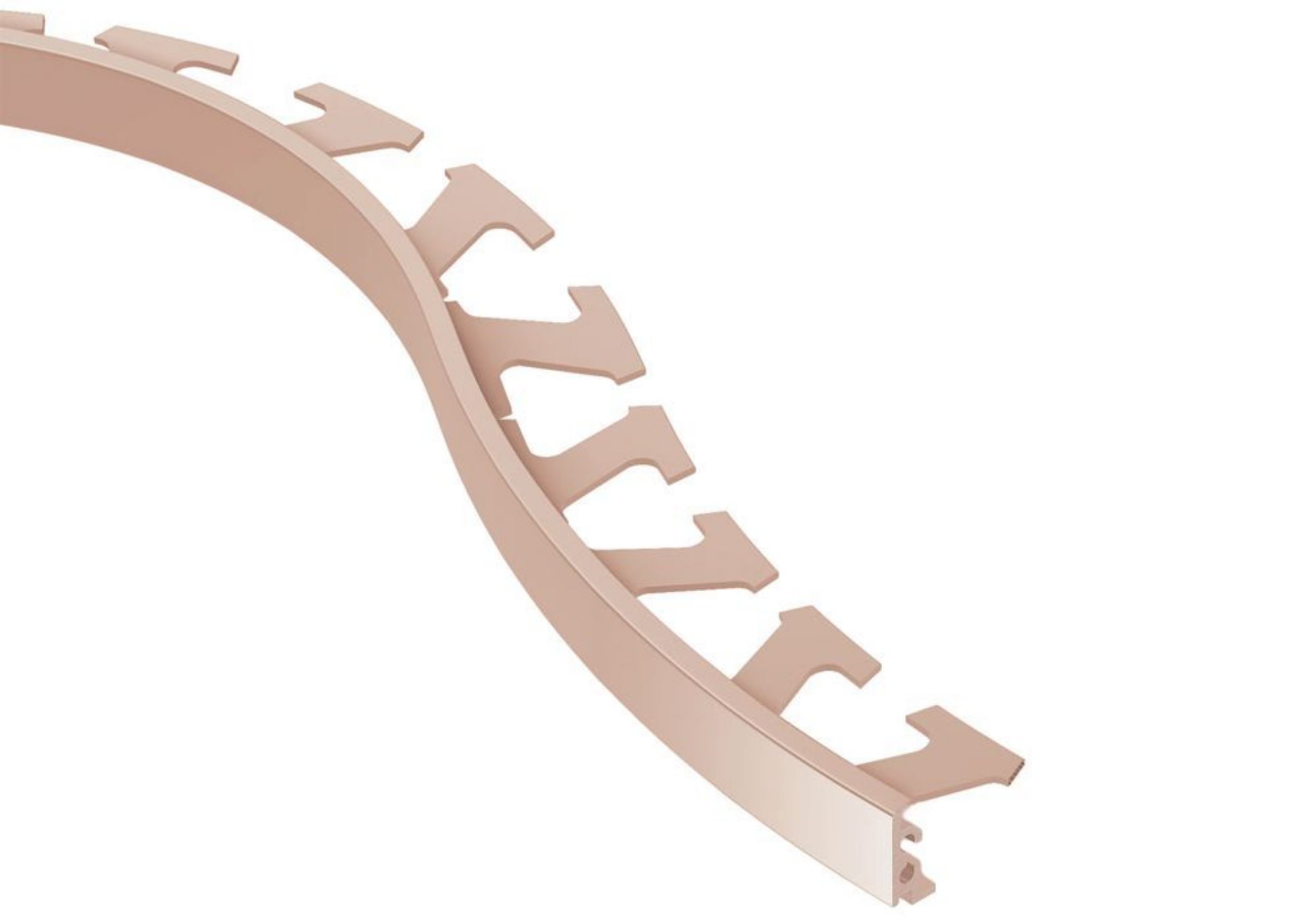 Schluter Jolly-Radius Profilé 5/16" Alum Cuivre Mat R/J80AK