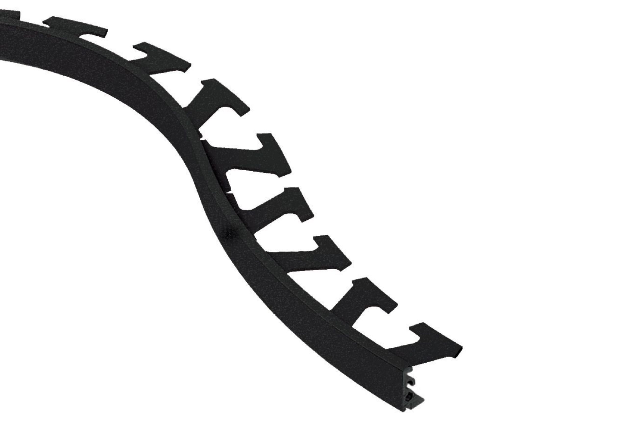 Schluter Jolly-Radius Profilé 5/16" Alum Noir Mat R/J80MGS
