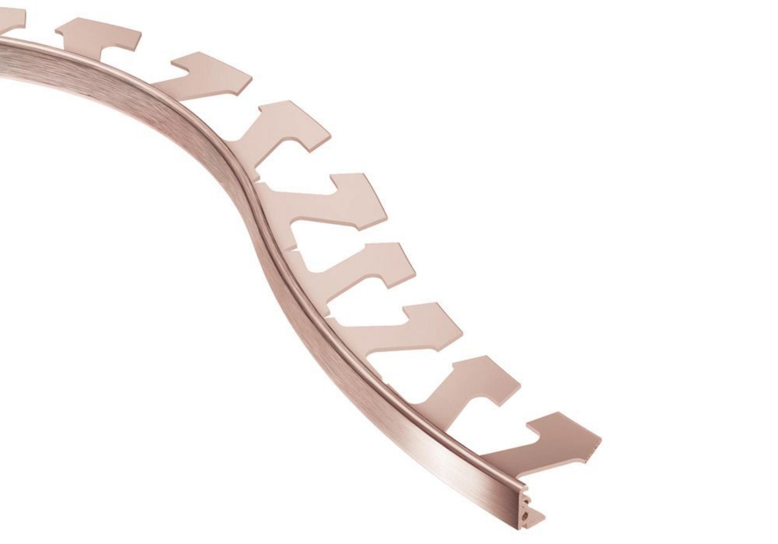 Schluter Jolly-Radius Profilé 5/16" Alum Cuivre Brossé R/J80AKGB