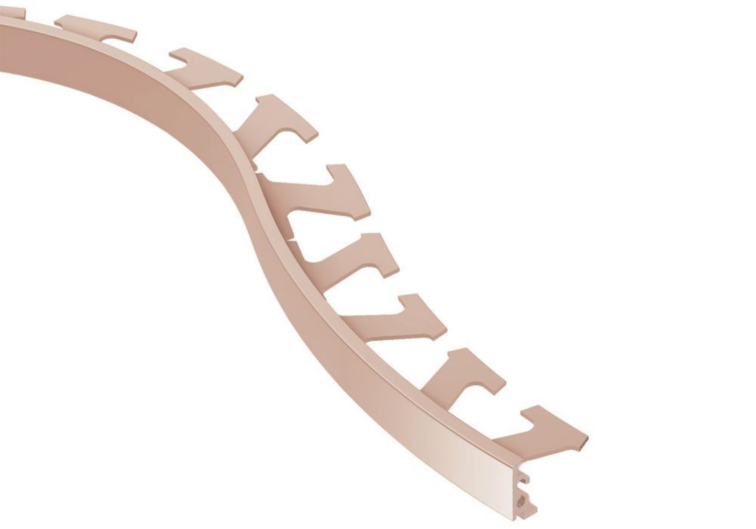 Schluter Jolly-Radius Profilé 1/4" Alum Cuivre Mat R/J60AK