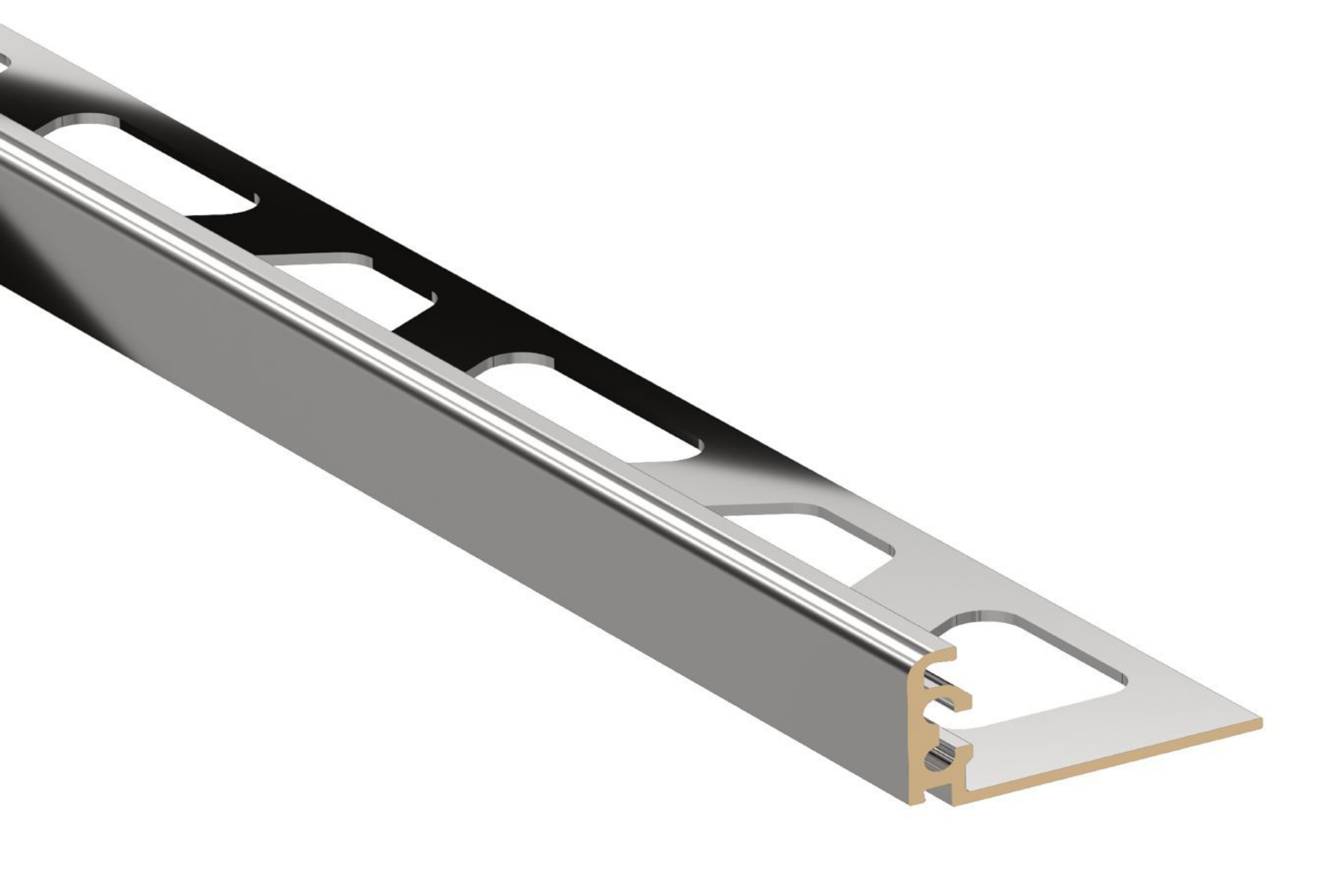 Schluter Jolly Profilé 1/2" Laiton Chromé J125MC