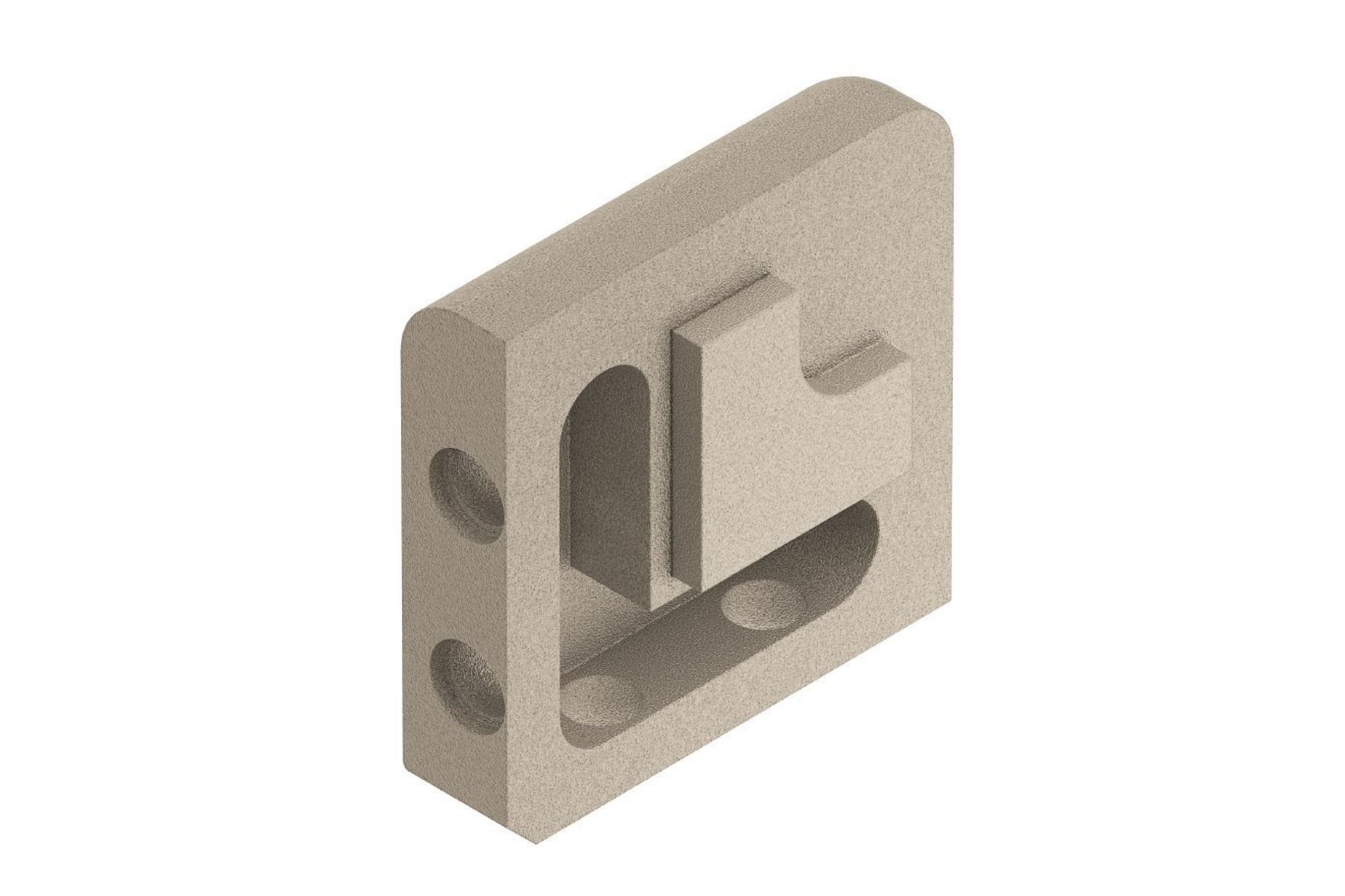 Schluter Jolly Coin Ext 1/2" Alum Ivoire EV/J125TSI