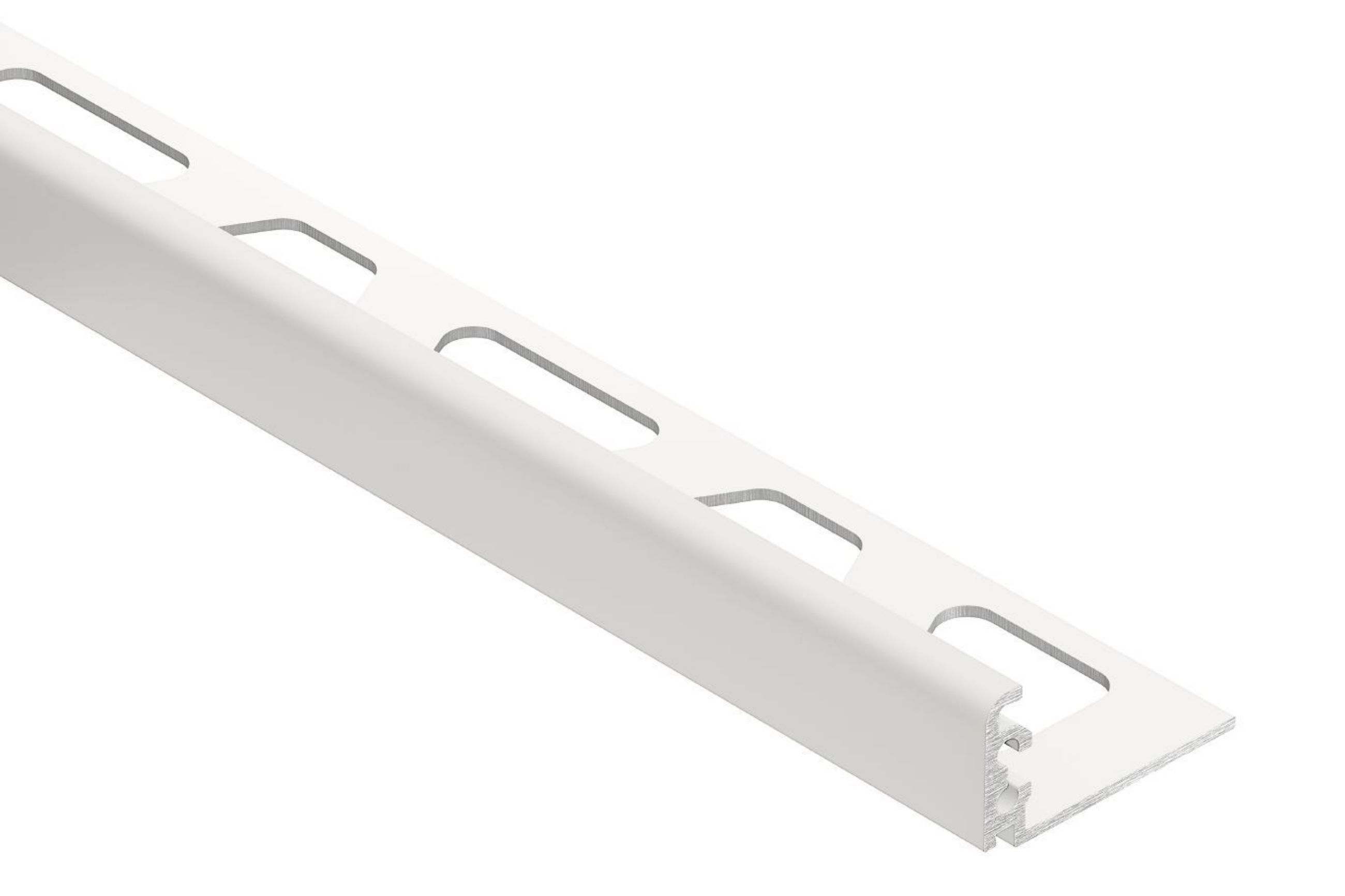 Schluter Jolly Profilé 1/2" Alum Blanc Mat J125MBW