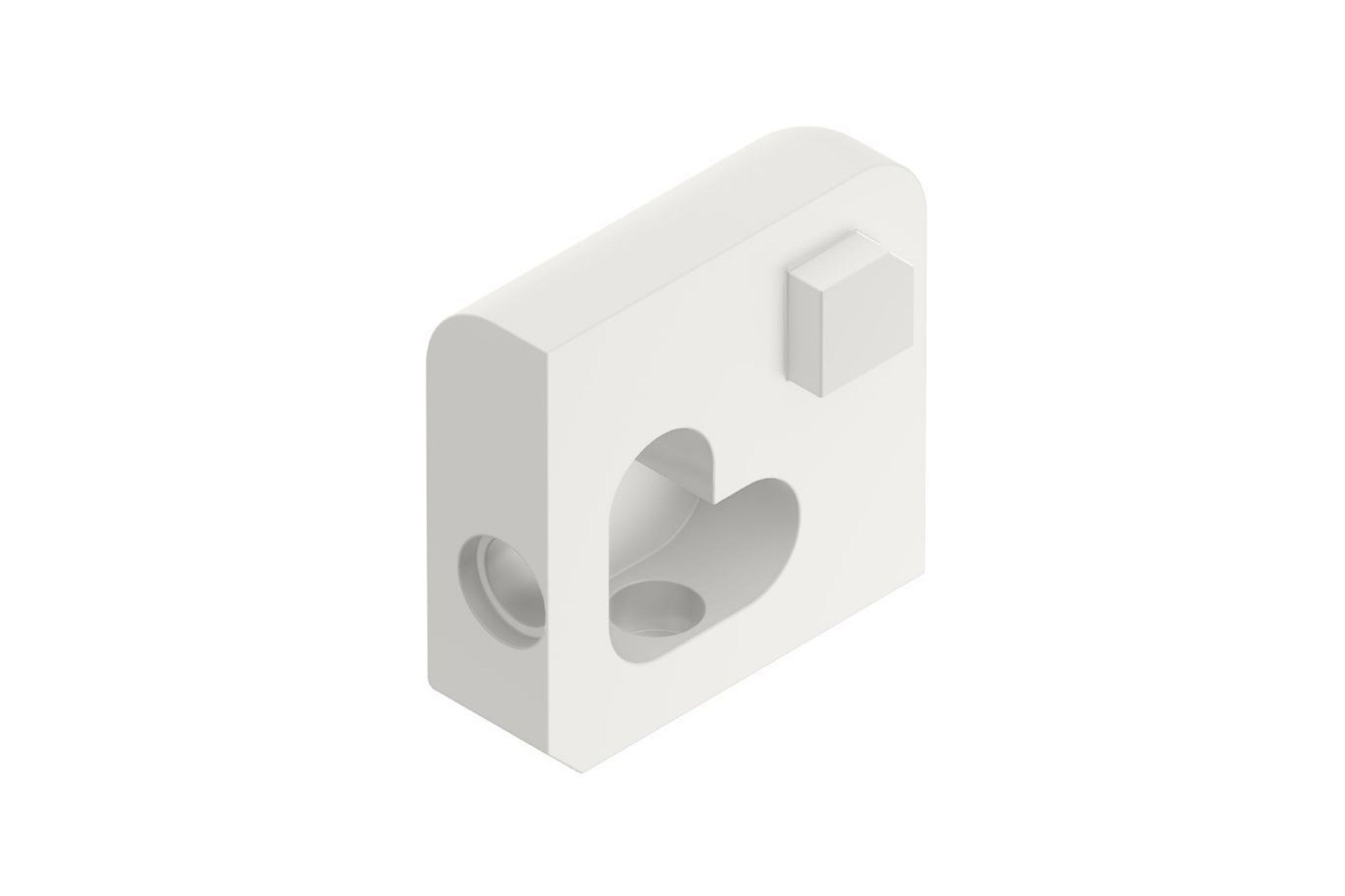 Schluter Jolly Coin Ext 3/8" Alum Blanc Mat EV/J100MBW