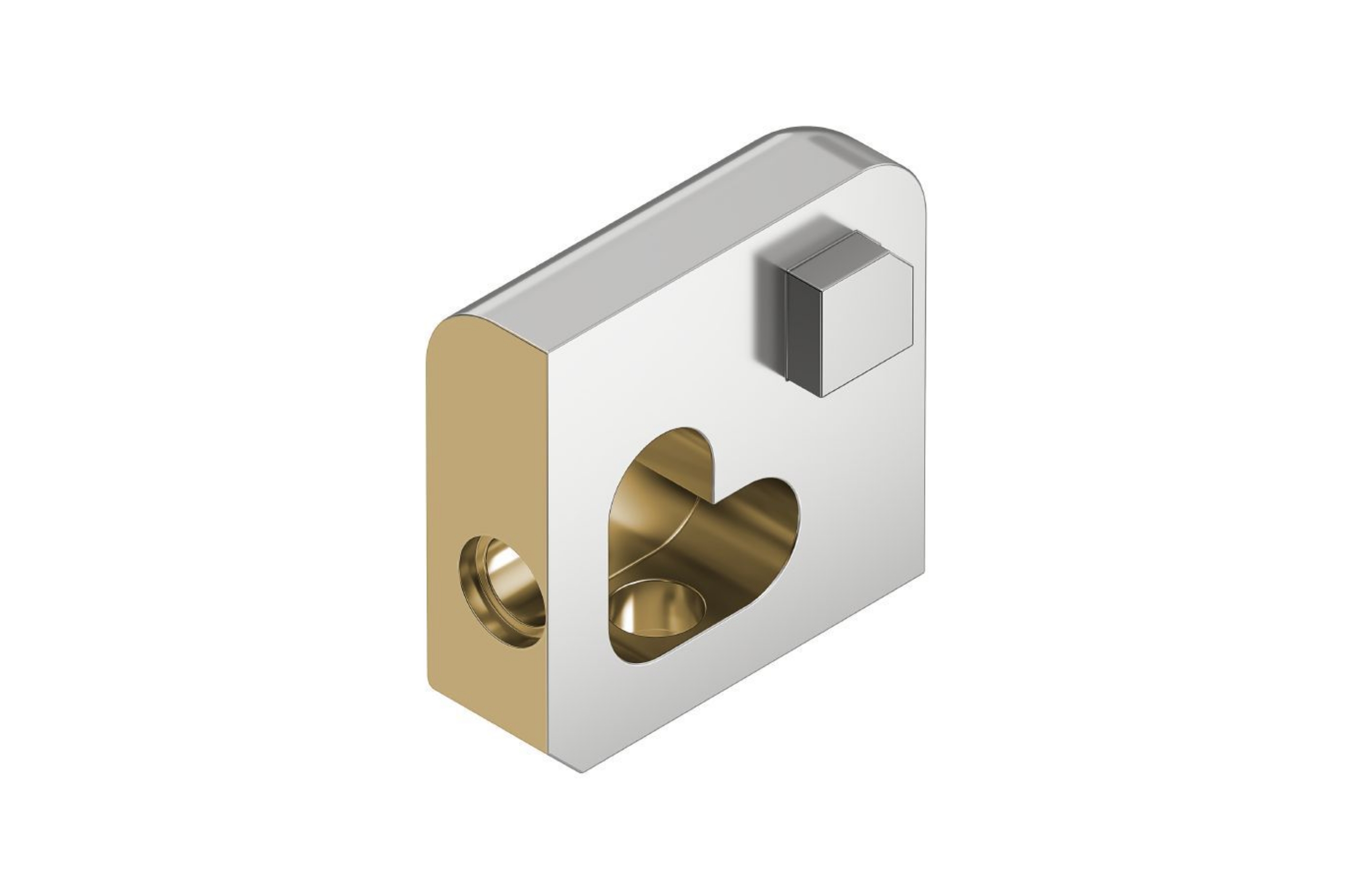 Schluter Jolly Coin Ext 3/8" Laiton Chromé EV/J100MC