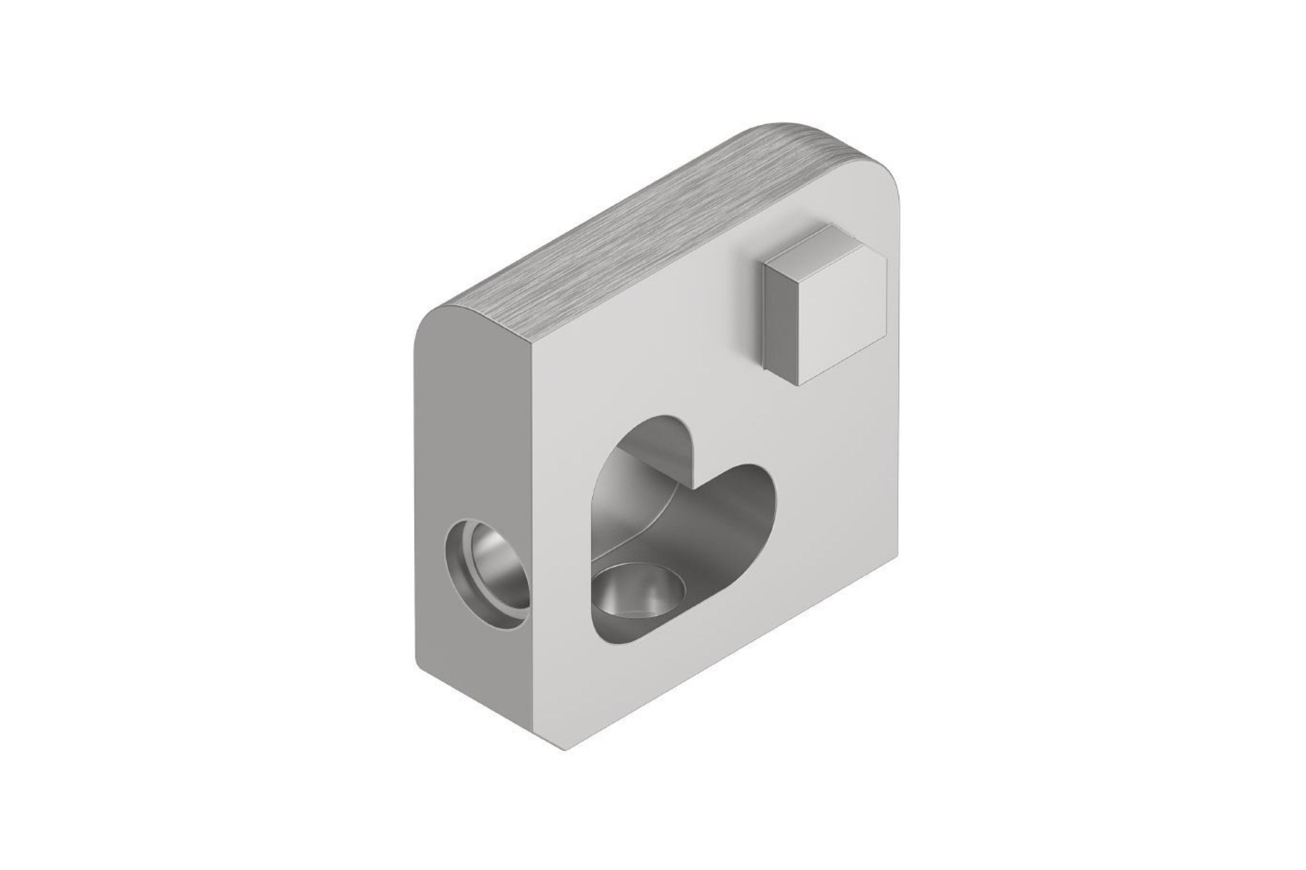 Schluter Jolly Coin Ext 3/8" Alum Chromé Brossé EV/J100ACGB