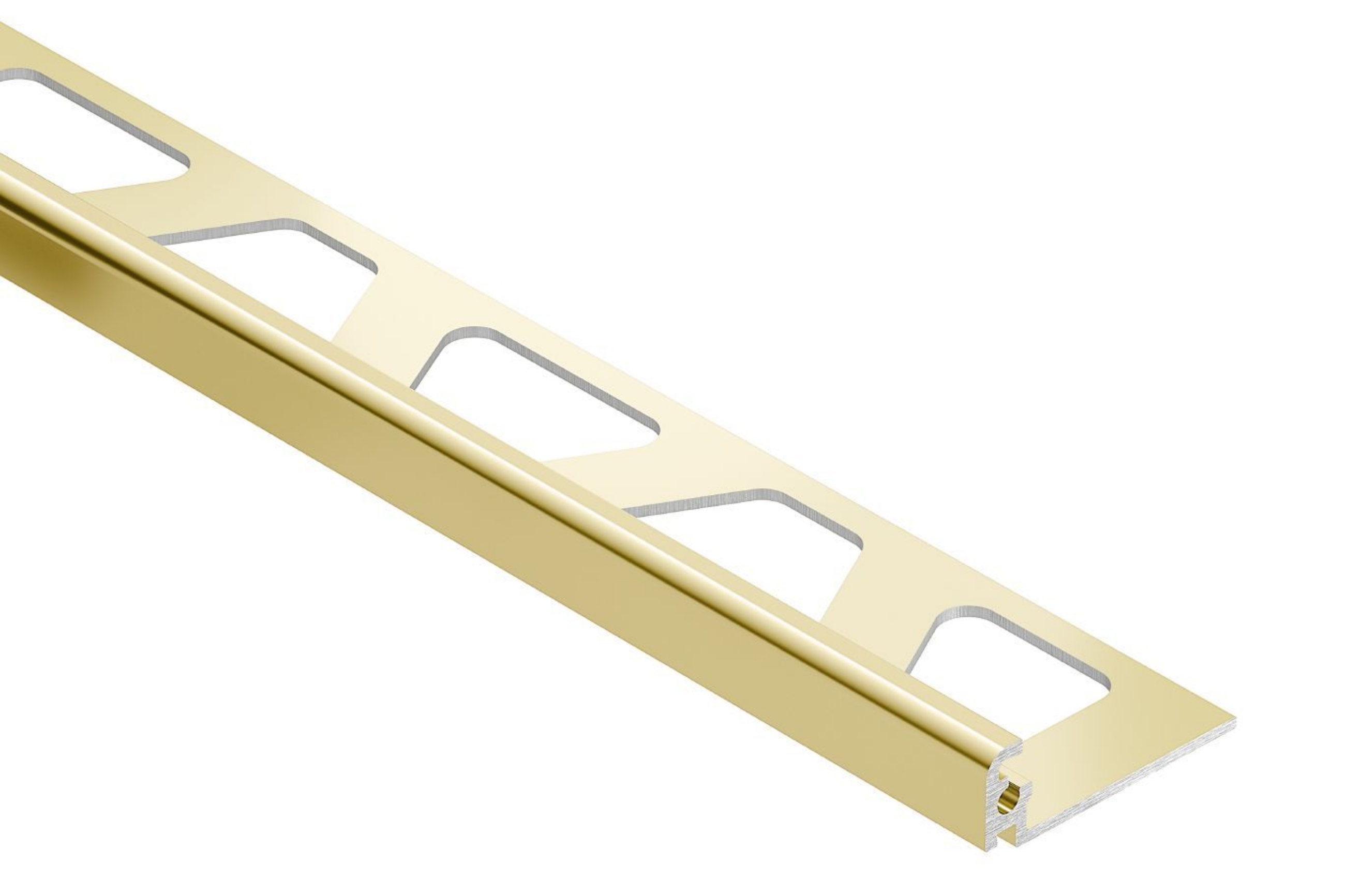 Schluter Jolly Profilé 5/16" Alum Laiton Poli J80AMG