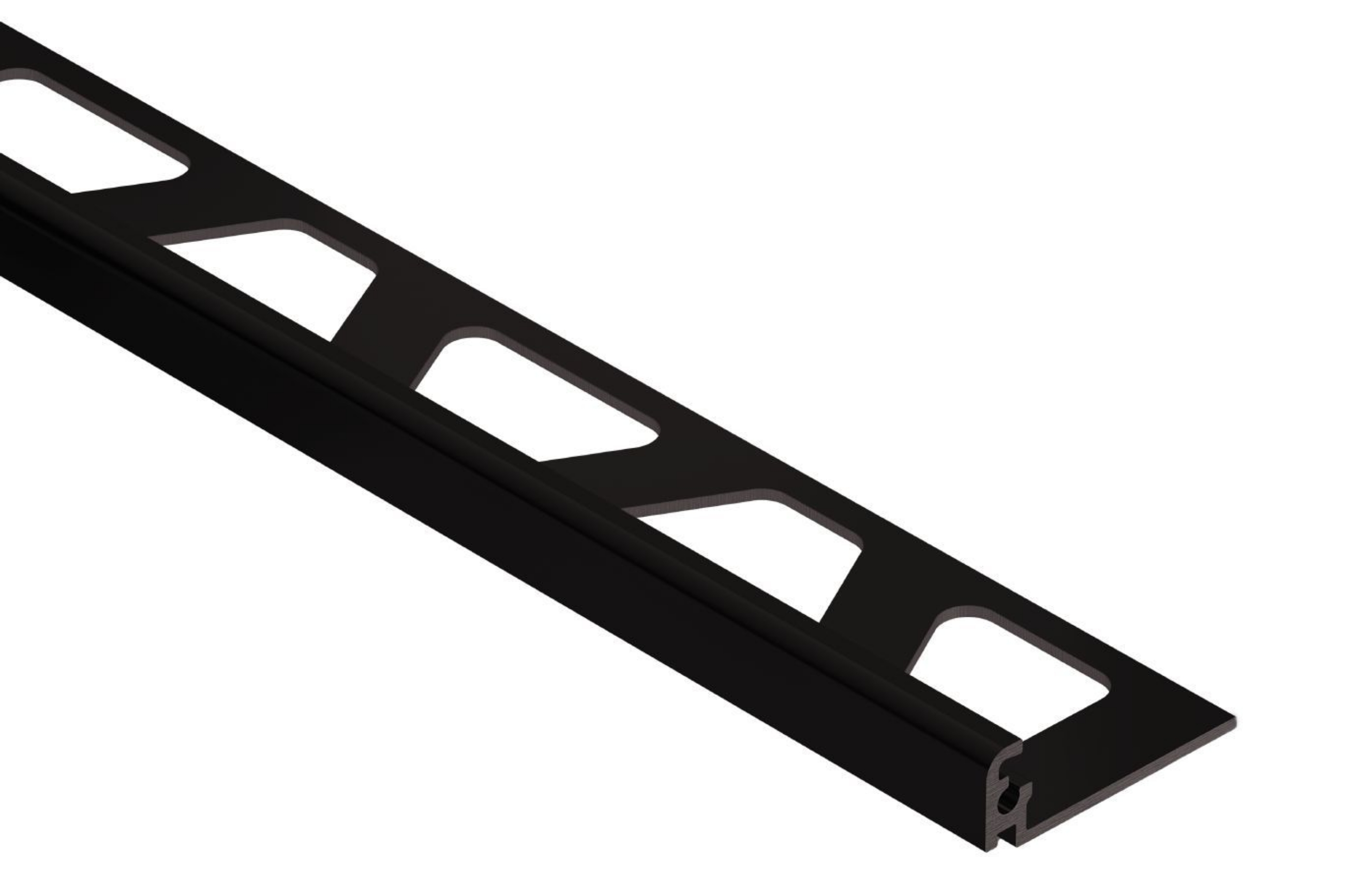 Schluter Jolly Profilé 1/4" Alum Noir Bril J60AGSG