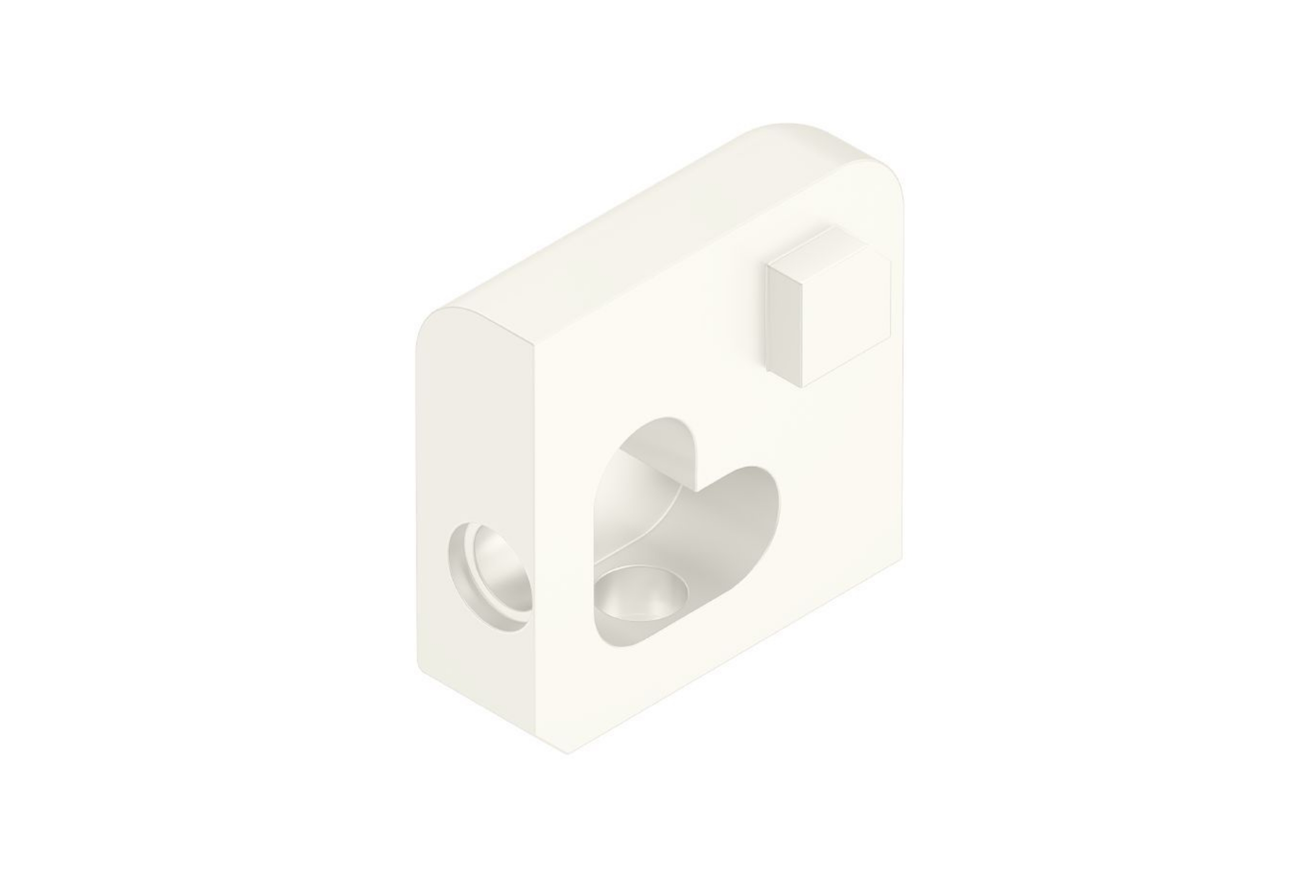 Schluter Jolly Coin Ext 1/4" Alum Blanc Éclatant EV/J60BW