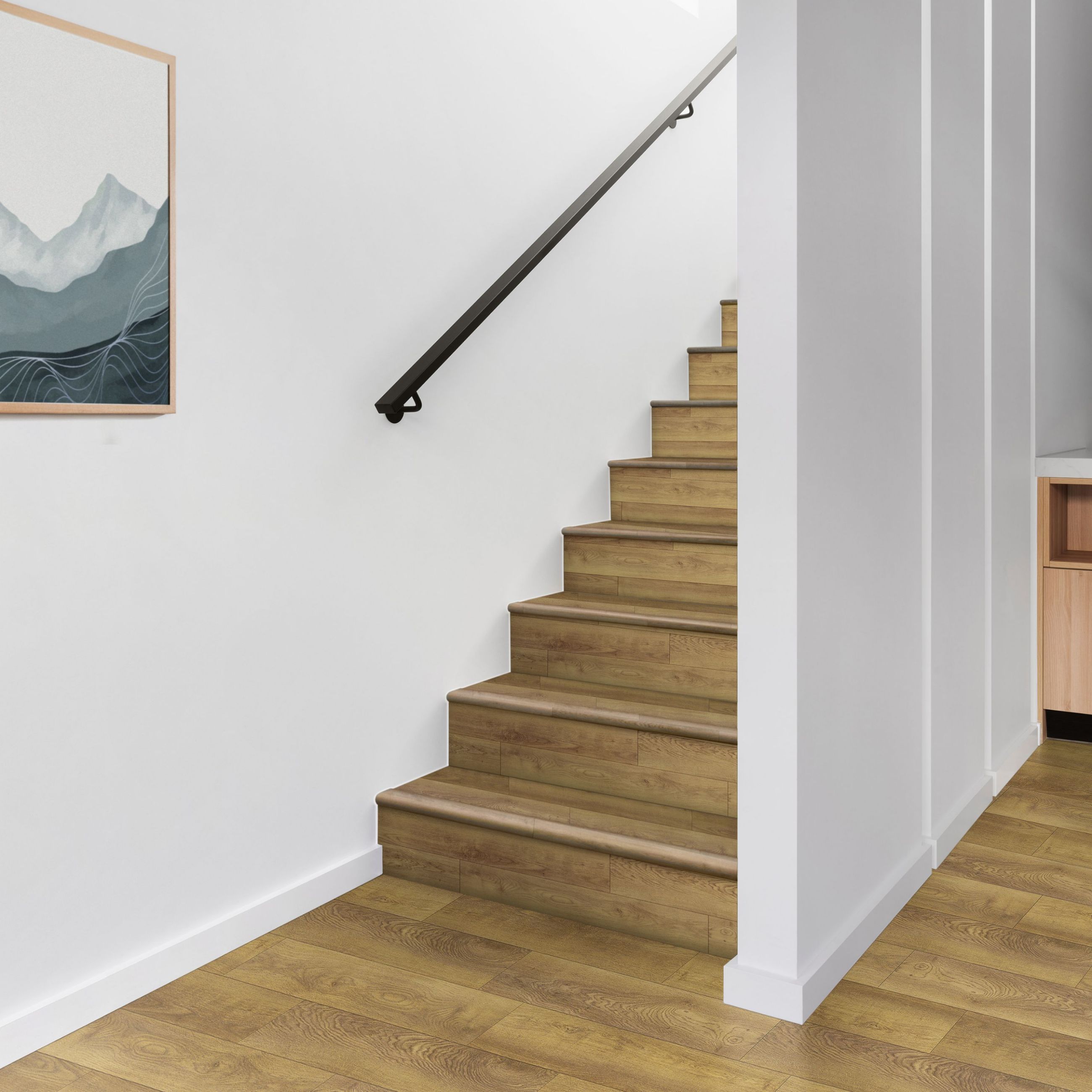 Dante 2.0 Plank Moulding | Truffle | 2" x 94" | Stair Nosing