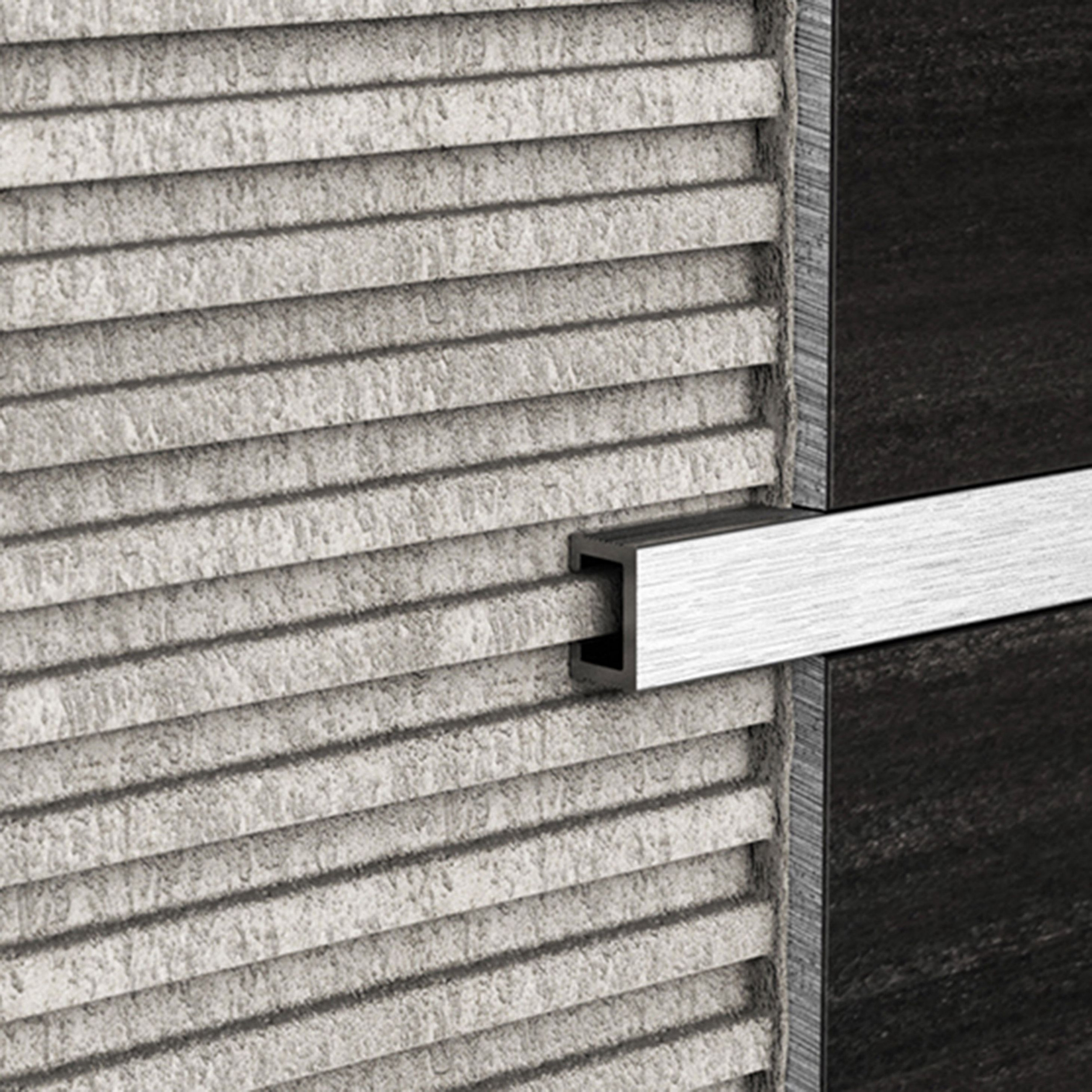 Diaplas Decorative Listello | Brushed Satin Anodized 222B | 15 mm