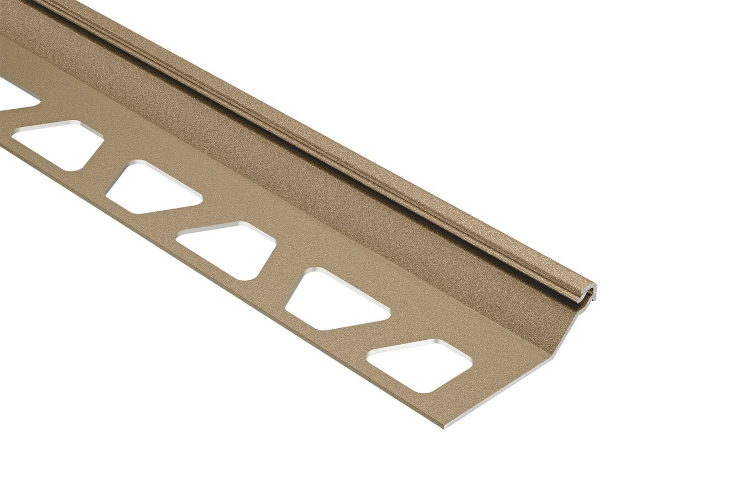 Schluter Finec-SQ Profilé 7/16" Alum Beige FSQ110TSB