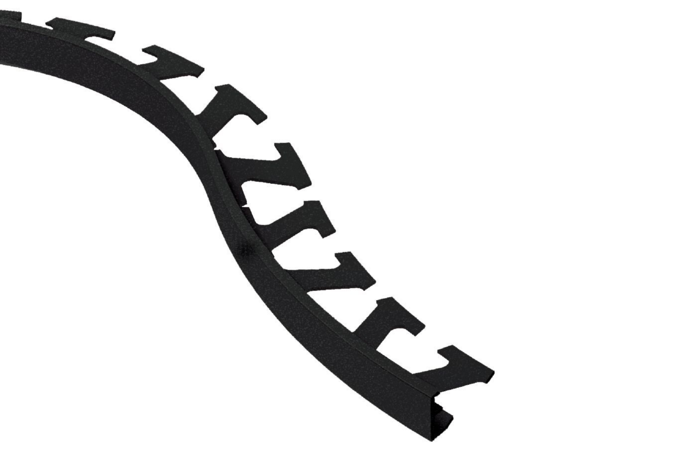 Schluter Schiene-Radius Profilé 5/16" Alum Noir Mat R/A80MGS