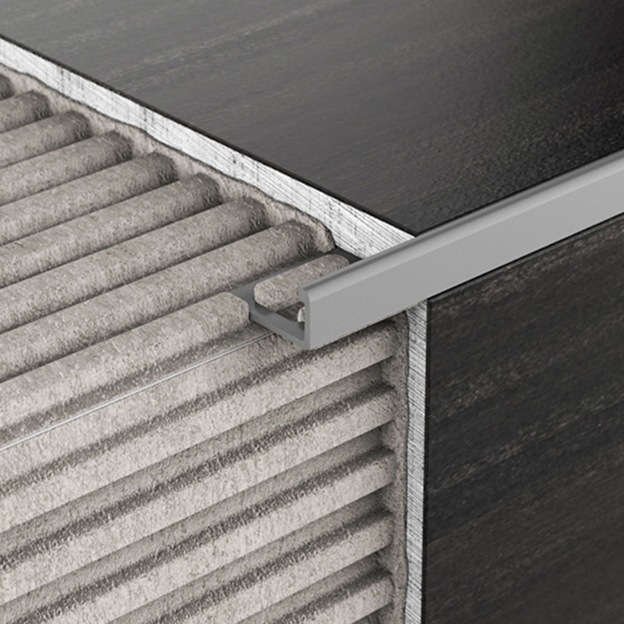 PROANGLE PVC L-Shaped | Dark Grey | 10 mm